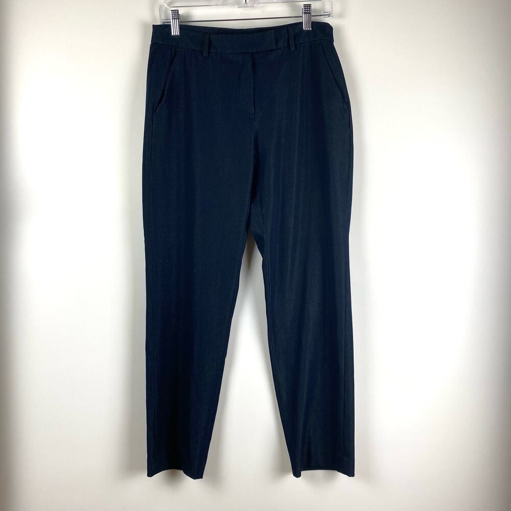 Tahari Navy Blue Lightweight Trouser Pants Womens Size 4 - Picture 3 of 11